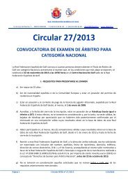 27-13 Cir. Examen Arbitro Nacional 2013 - FederaciÃ³n Vasca de Golf