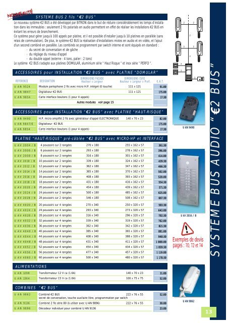 Catalogue Bitron 2003 (sans devis type).pdf - Nerim