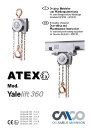 Yalelift 360 ATEX - Carl Stahl