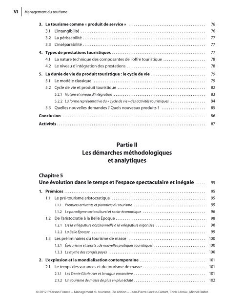 Management du tourisme 3e Ã©dition - Pearson