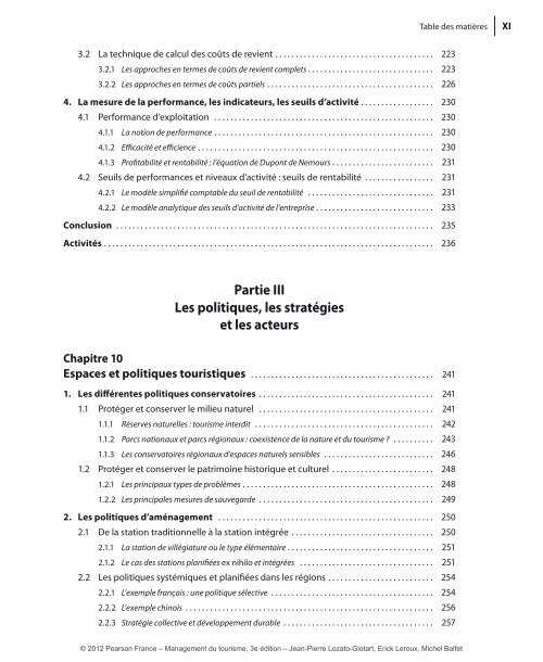 Management du tourisme 3e Ã©dition - Pearson