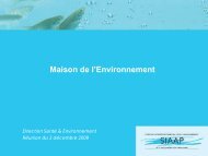 Maison de l'Environnement - Seine aval - SIAAP