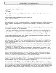 Geochimica et Cosmochimica Acta - National High Magnetic Field ...