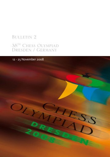 38th Chess Olympiad Dresden / Germany