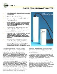 G-822A CESIUM MAGNETOMETER - Alphageofisica