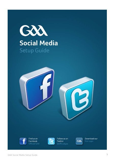GAA Social Media Setup Guide 1