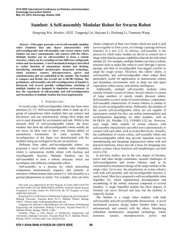 Swarm robotics thesis