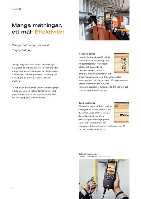 testo 320 - Nordtec Instrument AB