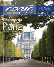 April, maj 2013 - Adria Airways