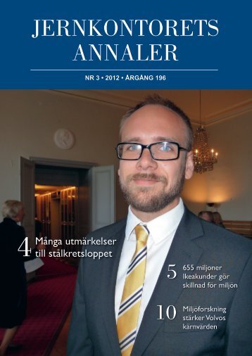 Jernkontorets Annaler, nr 3, 2012, Ã¥rgÃ¥ng 196