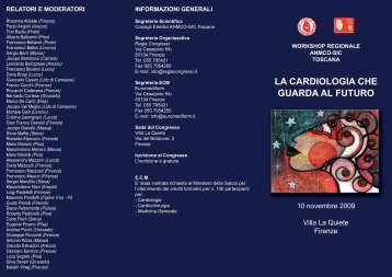 LA CARDIOLOGIA CHE GUARDA AL FUTURO - Anmco