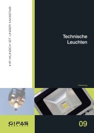 Technische Leuchten - GIFAS W.J. GrÃ¶ninger ELECTRIC GmbH