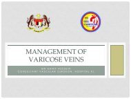 MANAGEMENT OF VARICOSE VEINS - HKL Vascular
