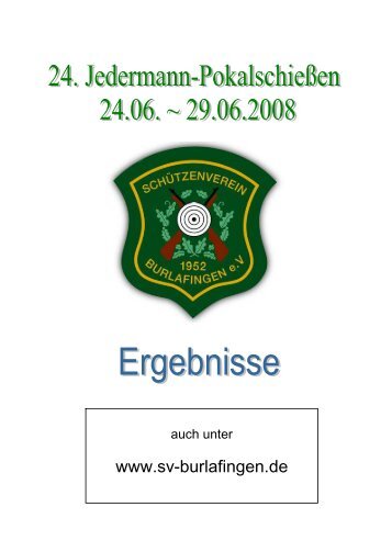 Ergebnisliste - SV Burlafingen