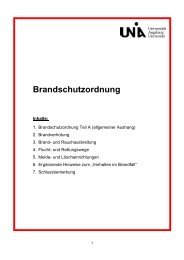 PDF Brandschutzordnung - Universität Augsburg