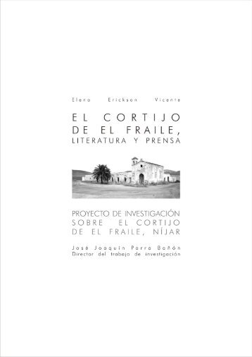 Proyecto de Investigación sobre El Cortijo de El - Cortijo deel fraile