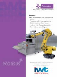 Features PEGASUSTM Cage Automation