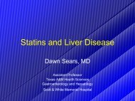 Statins and Liver Disease - Healthcare Professionals