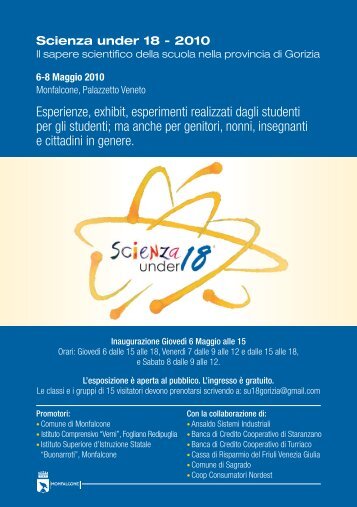 Scienza Under 18_Programma