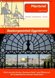 Termine - Pfarrei St. Martin Eggolsheim