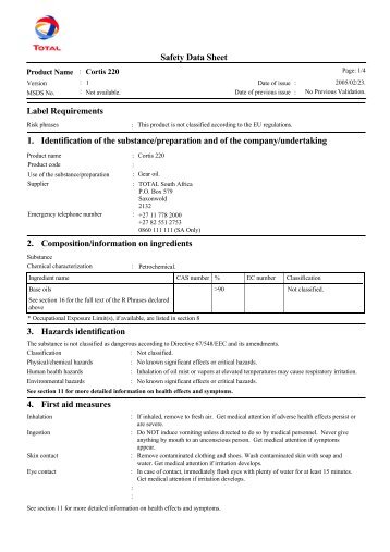 6529 Cortis 220 (English (US)) TOTAL MSDS ver 3.2.2 (ver 1)