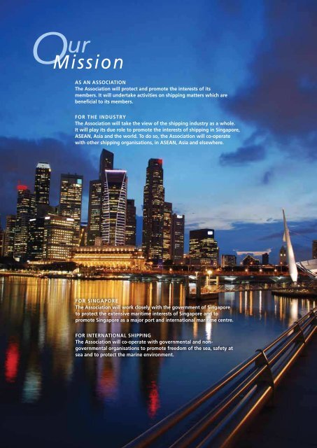 operational committee's reports - Singapore Shipping Association