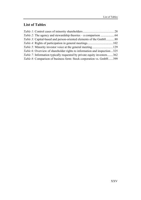 Private Equity Minority Investments - UniversitÃƒÂ¤t St.Gallen