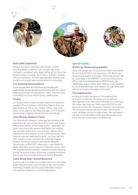 Ekka 2012 Information Guide