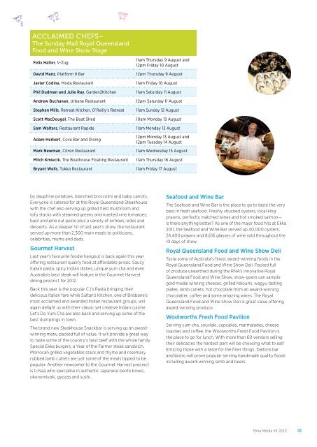 Ekka 2012 Information Guide