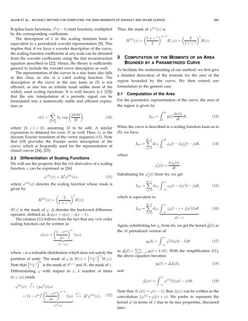 An exact method for computing the area moments of ... - IEEE Xplore