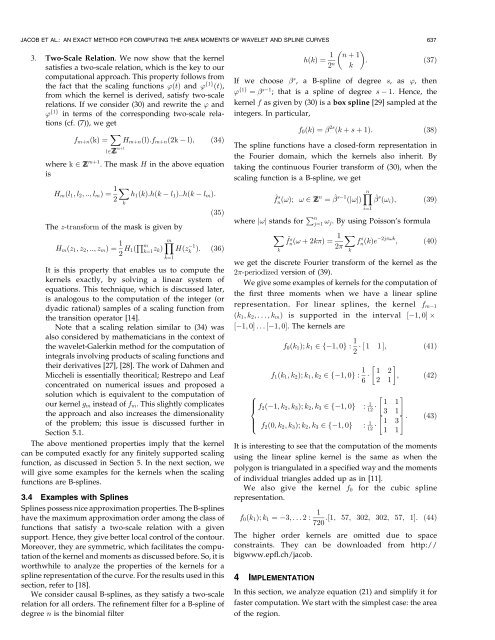 An exact method for computing the area moments of ... - IEEE Xplore