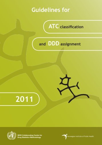 Guidelines for ATC classification and DDD assignment - WHOCC