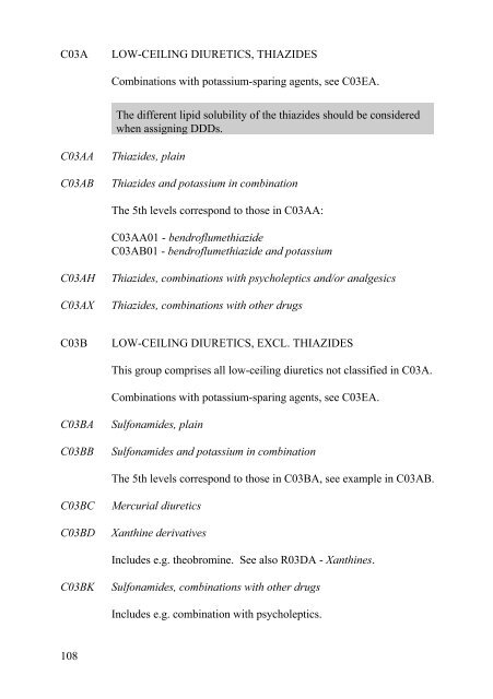 Guidelines for ATC classification and DDD assignment - WHOCC