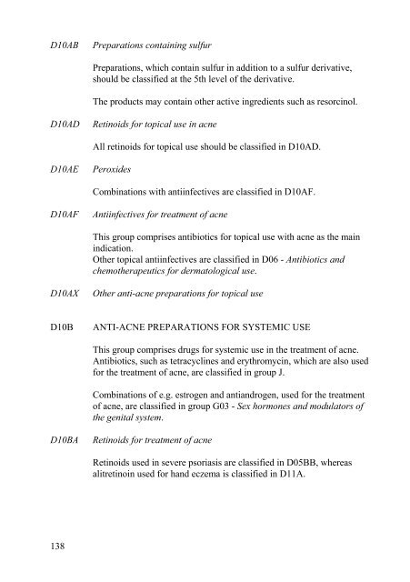 Guidelines for ATC classification and DDD assignment - WHOCC