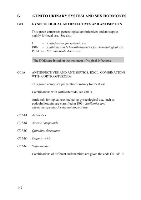 Guidelines for ATC classification and DDD assignment - WHOCC