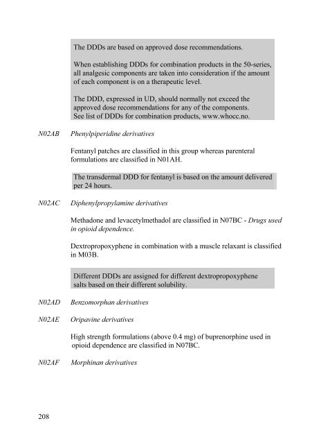 Guidelines for ATC classification and DDD assignment - WHOCC