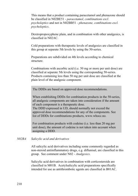 Guidelines for ATC classification and DDD assignment - WHOCC