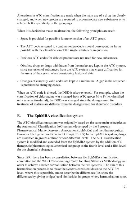 Guidelines for ATC classification and DDD assignment - WHOCC