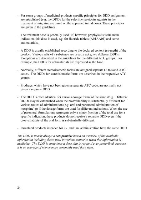 Guidelines for ATC classification and DDD assignment - WHOCC