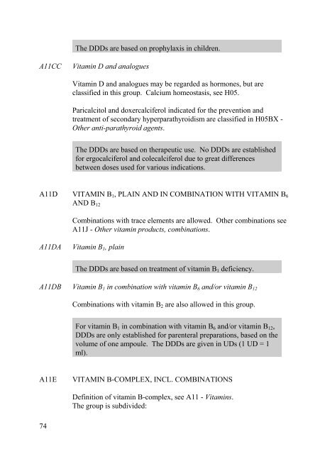 Guidelines for ATC classification and DDD assignment - WHOCC