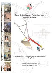 Guide de fabrication d'une charrue Ã  traction animale - CodÃ©art