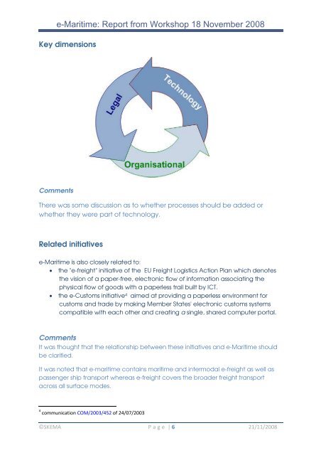 e-Maritime Workshop Report GPI 18Nov08.pdf - SKEMA Project ...