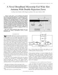 A novel broadband microstrip-fed wide slot antenna with double ...
