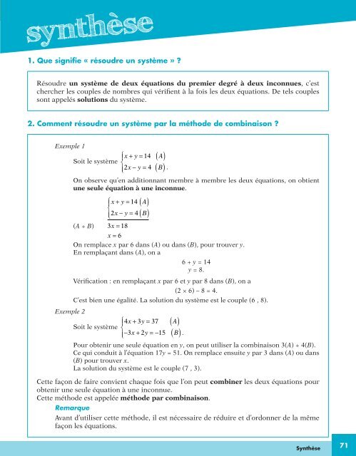 fiche - Secondaire - De Boeck