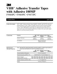 VHBâ„¢ Adhesive Transfer Tapes with Adhesive 100MP - 3M India