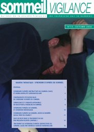 syndrome d'apnÃ©es du sommeil - SFRMS