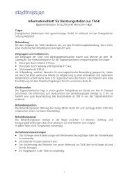 Informationsblatt für Beratungsstellen zur TASK - Stadtmission Kiel
