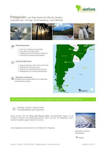 Patagonien von Kap Hoorn bis Rio de Janeiro - Viventura