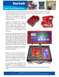 Blown Fibre Blowing Unit 3A - Factair