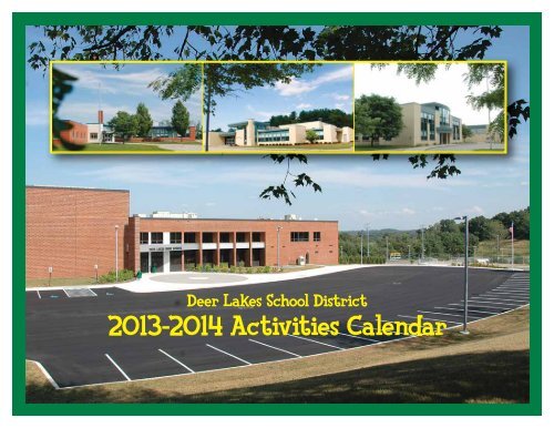 2013-2014 Activities Calendar - Deer Lakes School District